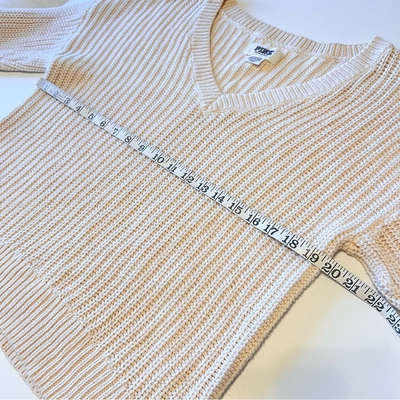 Victoria’s Secret PINK boyfriend oversized V-neck pullover sweater, size S - Picture 4 of 12